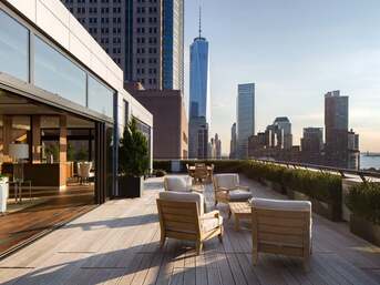 Opulent Penthouse interior designs, Bangalore 250 West Street penthouse roof terrace