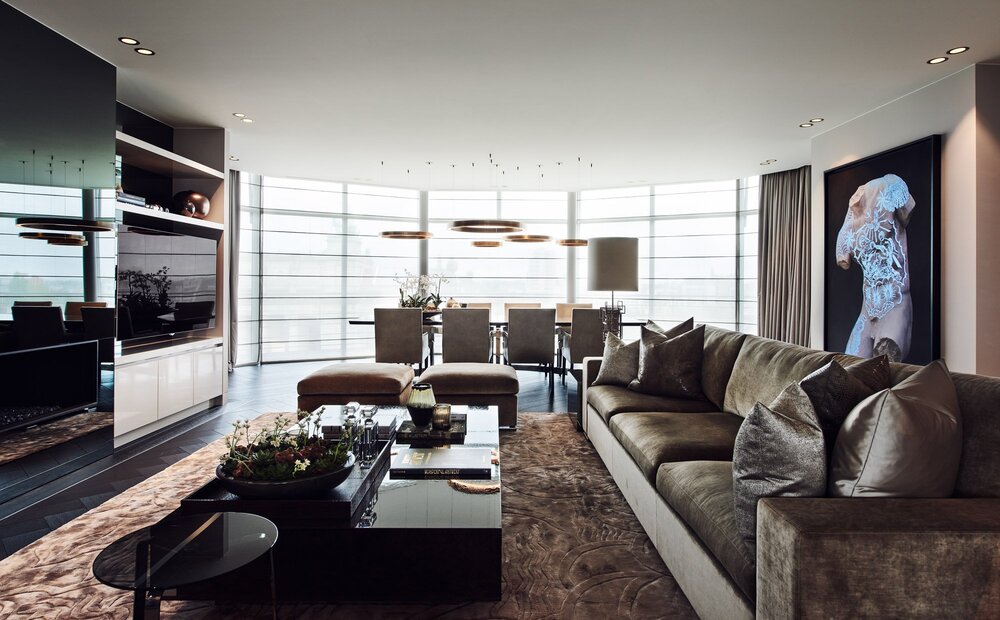 Penthouse interior designs penthouse with city views 011